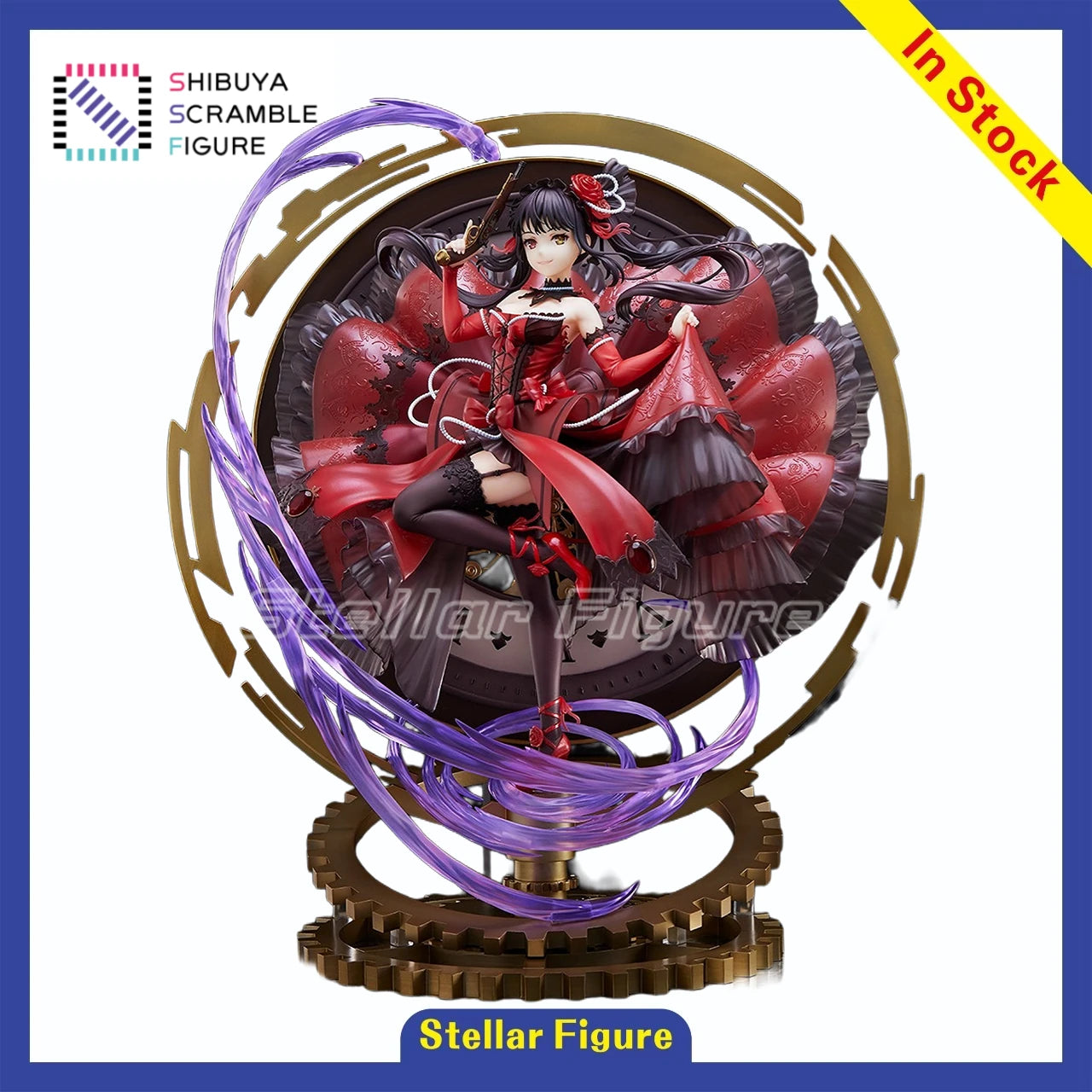 【SF】In Stock Alpha Satellite SSF EStream Battle Kurumi Tokisaki 1/7 Scale Figures Model Collection Gift