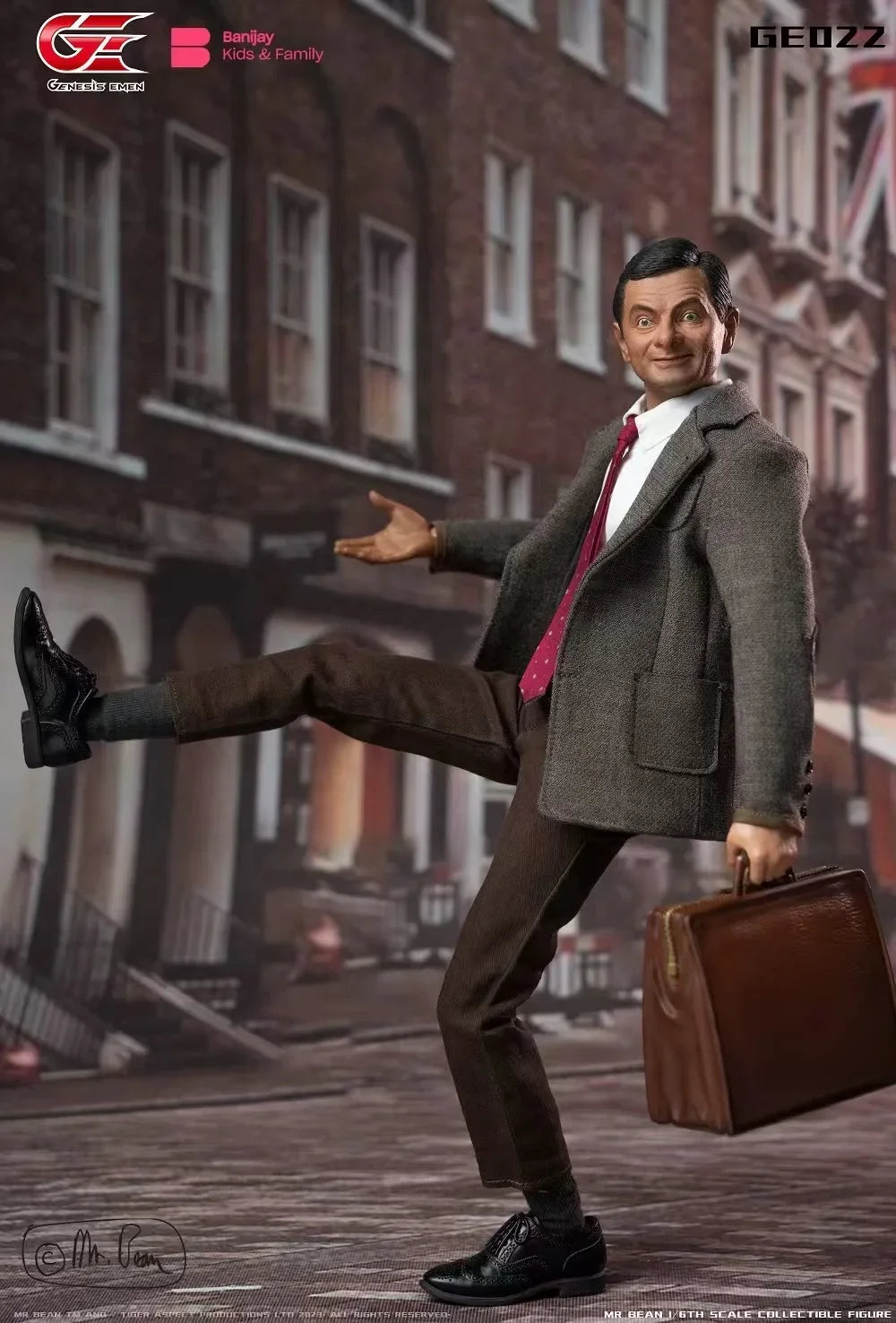 In Stock Original Genesis Emen GE022 Famous British Comedian Mr.Bean Rowan Atkinson Full Set Action Figures Toys Models Collect