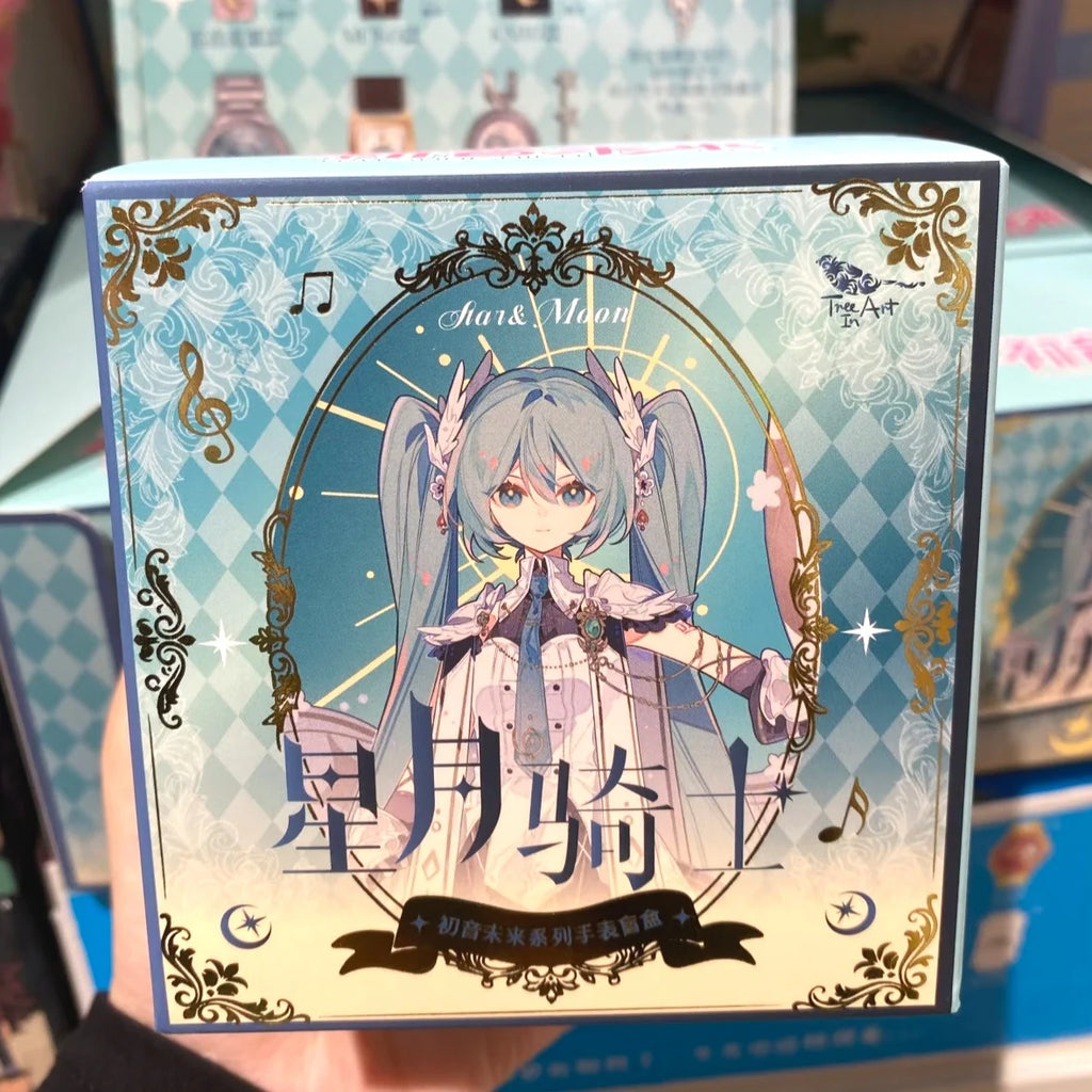 Authentic Hatsune Miku Anime Star Moon Knight Serie Watch Blind Box Gift For Birthday Surprised  Kawaii Timepiece Collection