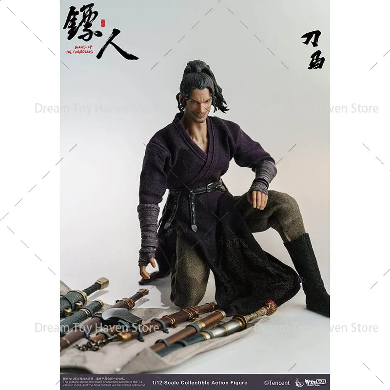 Notaman 1/12 Scale Male Soldier Desert Escort Dao Ma Full Set 6Inch Action Figure Collectible Dolls Model Toys