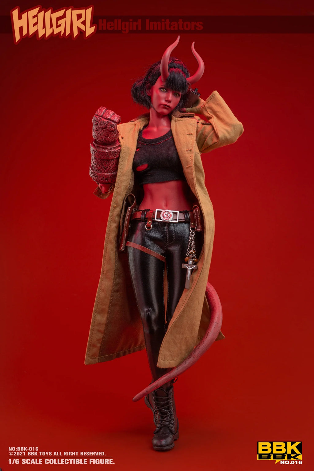 BBK Toys Original Genuine Demon Hell Girl Imitators BBK016 Sophia 1/6 Ratio Action Joint Mobility Figure Model Toys Gifts To Boy