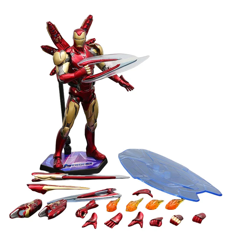 Originales ZD Toy 10TH- Aniversary Series Iron Man Mark 85(2.0) Light 1:10 Scale Iron Collection Infinity Saga Figure Toy