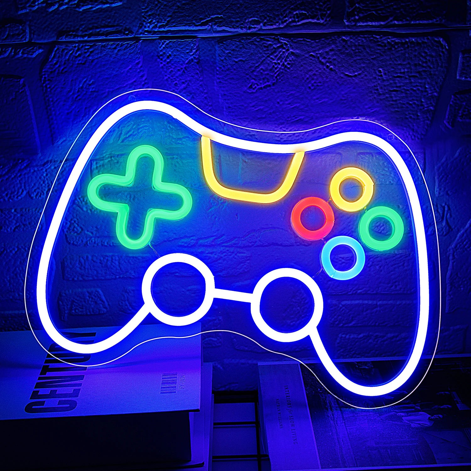LED Game Room Neon Sign Game Room LED Sign Light Gamer Gift for Teen Boys Game Room Decor Bedroom Wall Gaming Wall Decoration