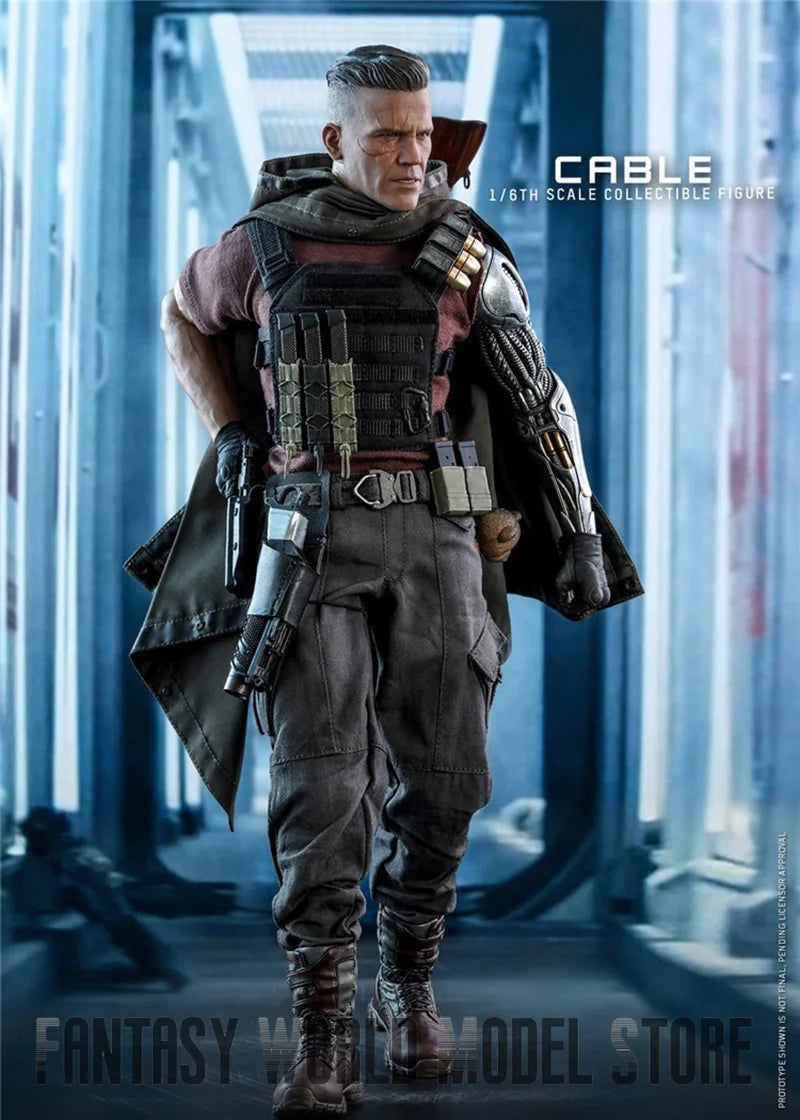 In Stock Hot Toys MMS583 1/6 Scale Male Soldier Josh James Brolin Cable Nathan 12'' Full Set Collectible Action Figure Model