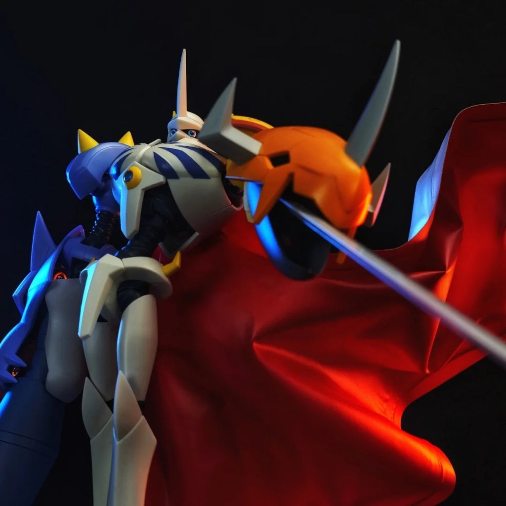 Digital Monster SHF Anime NEW Handmade Omegamon TNT double layer cloak clothes Built In Iron Wire Is Suitable for 1/12 Toys