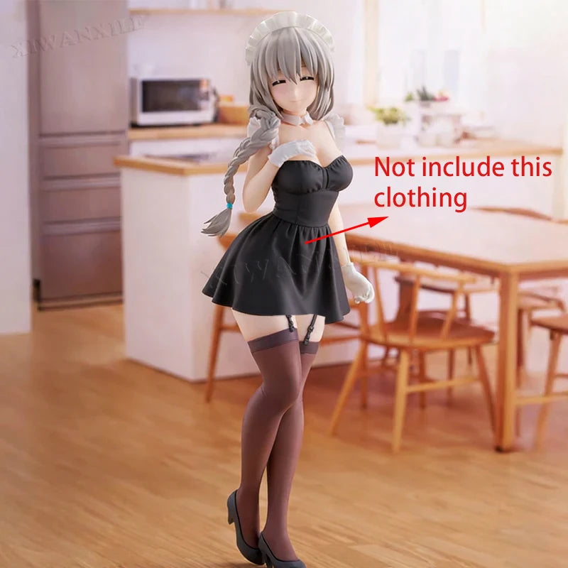 27cm PINKMANGO Shisuta-erufu By Sorananiiro Anime Girl Figure Nun Elf Action Figure Tsuki Uzaki Figurine Model Doll Toys Gifts