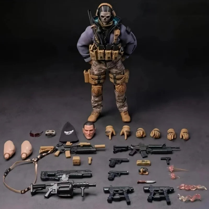 【COMING SOON】CY7-TOYS 6-inch (Call of Duty)1:12 Death Ghost Movable Male Soldier Doll Model