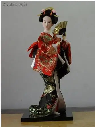 30cm Statuette Ethnic Japanese Geisha Dolls Kimono Dolls Belle Girl Lady Collection Home Decoration Miniature Figurines