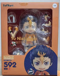 In Stock Original GSC Orange Rouge Nendoroid #592 Volleyball Boy Yu Nishinoya Anime Figure Ornament Collection Model Toy
