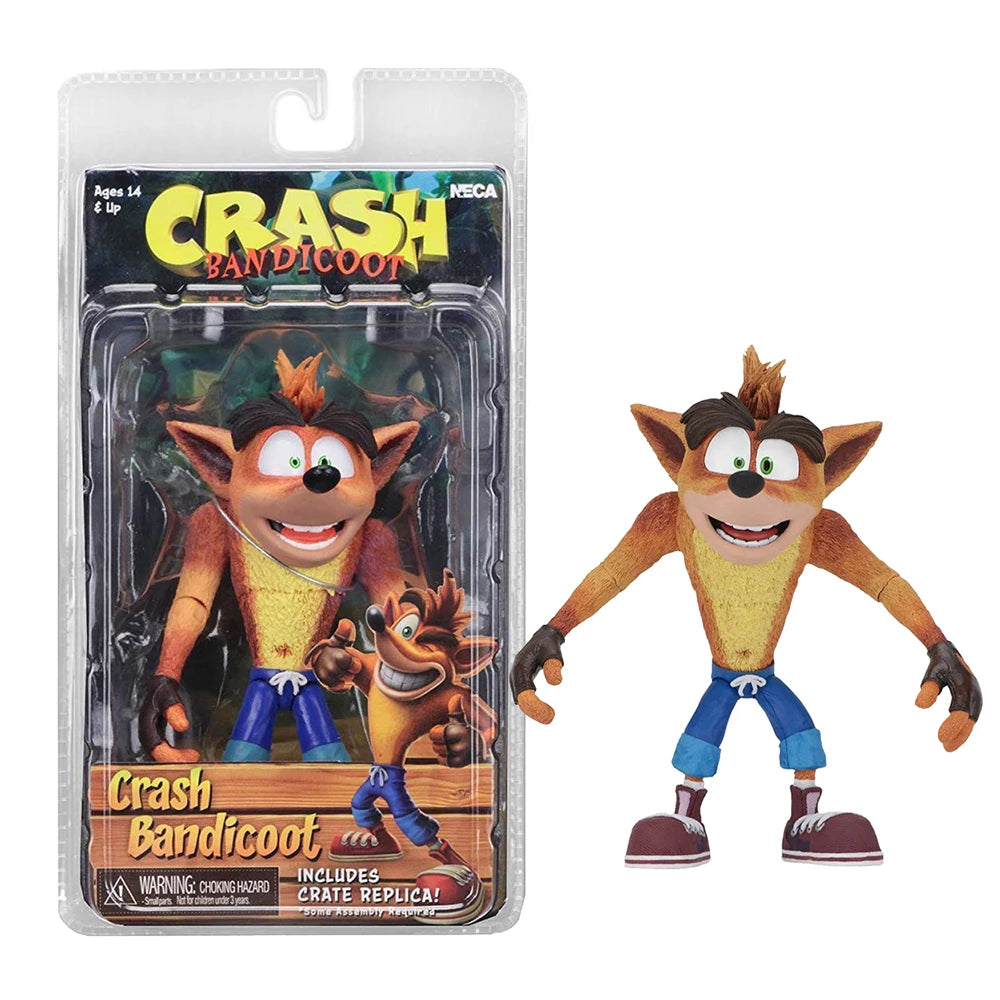 Crash Figure Game Crash Bandicoot Sane Trilogy Action Anime Figure Toy Doll Decoration Halloween Gifts