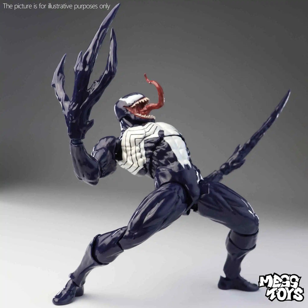 NEW Mess Toys Venom Spider Man Lethal Neighbor Symbiotic Black Suit Messtoys Spiderman Anime Action Figure Model Doll Gifts Toys