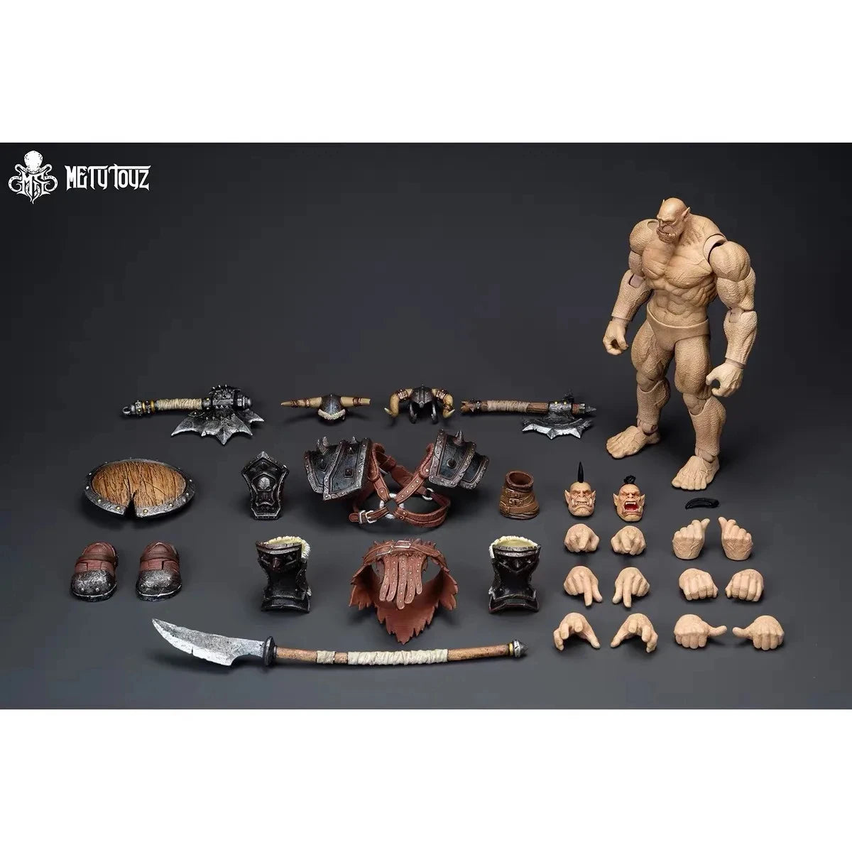 Metytoyz Limited Adventurer World Orc Ork Captain Kagas Bounty Hunter Bloody Hands Morlock Soldier Action Figure Special Edition