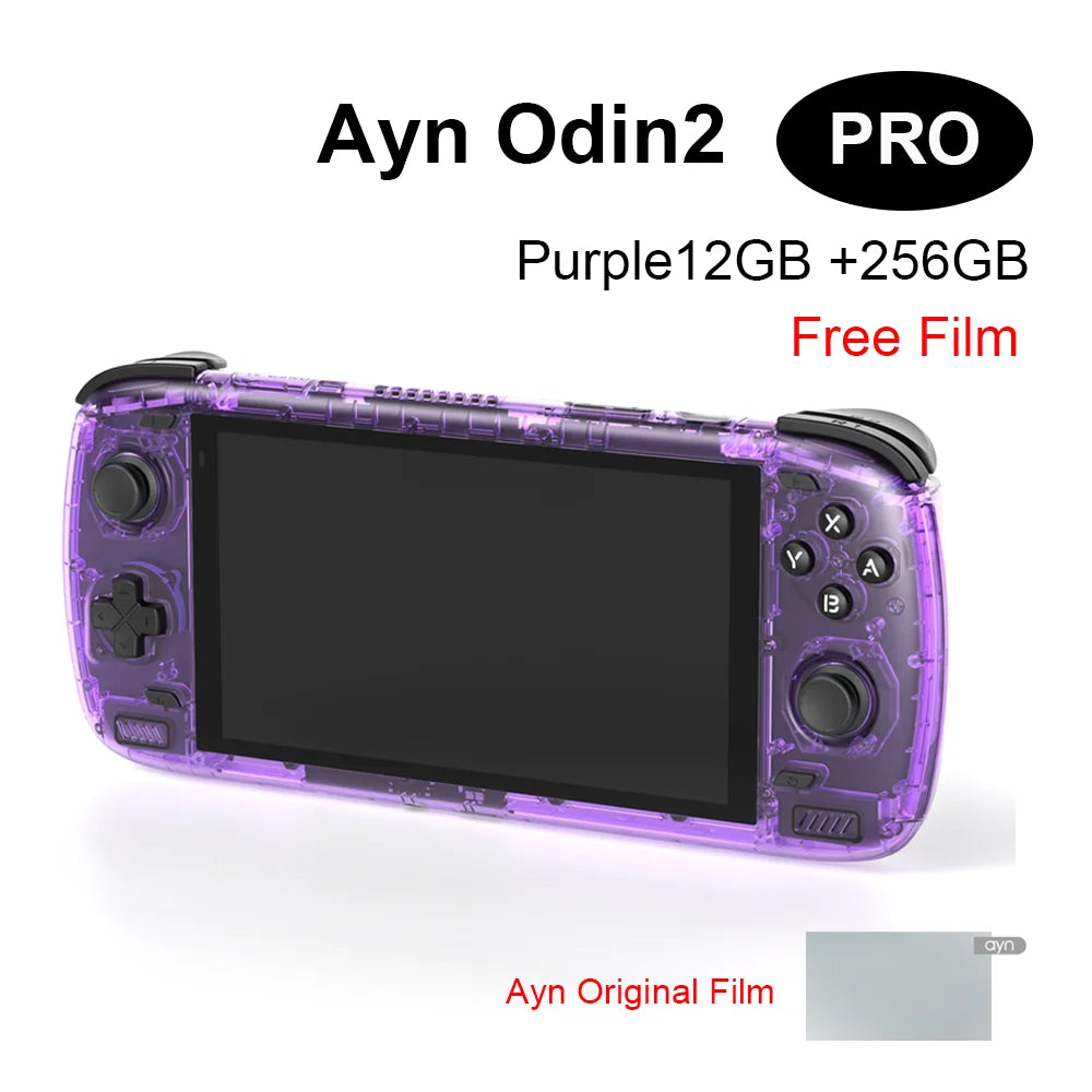 Ayn Odin2 Base Pro Max Handheld Game Console 6.0Inch Touch Screen 8Gen2 Android13 Wifi Portable Console Free Film