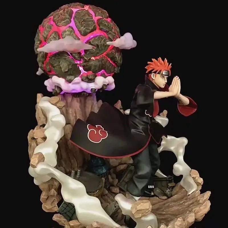 38m Cartoon Figures Pain Uzumaki Naruto Can Glow Anime Collection Model Desktop Ornament Decorations Holiday Gifts Children Toys