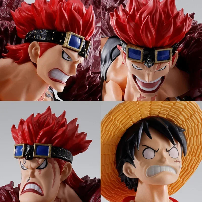 Bandai Original S.H.Figuarts SHF ONE PIECE EUSTASS.KID Luffy Law Anime Action Figure Finished Model Kit Toy Gifts for Children