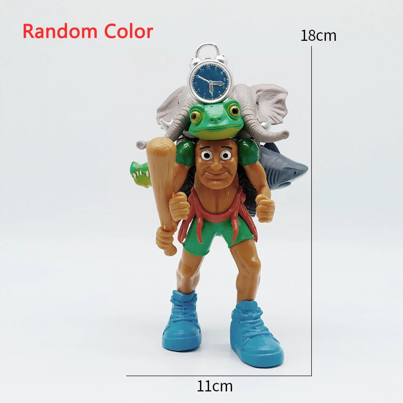 Creative Fun Italian Brainrot Elephant Shark Stitching Monster Tralalero Tralala Tung Doll ornaments Combination Model Toy Gifts