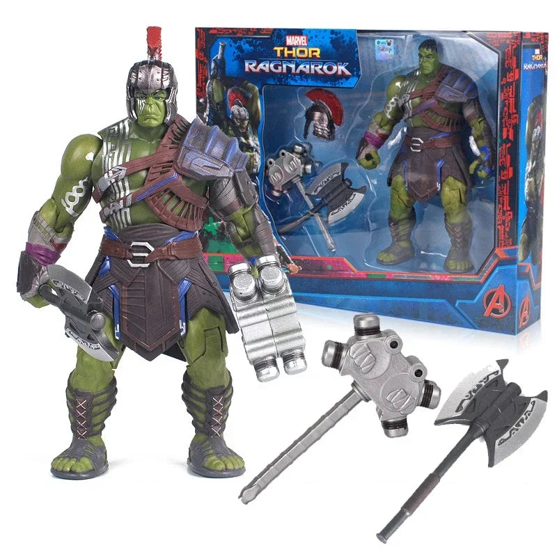 Marvel Avengers Thor: Ragnarok Gladiator Hulk Action Figure Model Doll Toy High Quality Anime Collectible Ornaments Kids Gifts