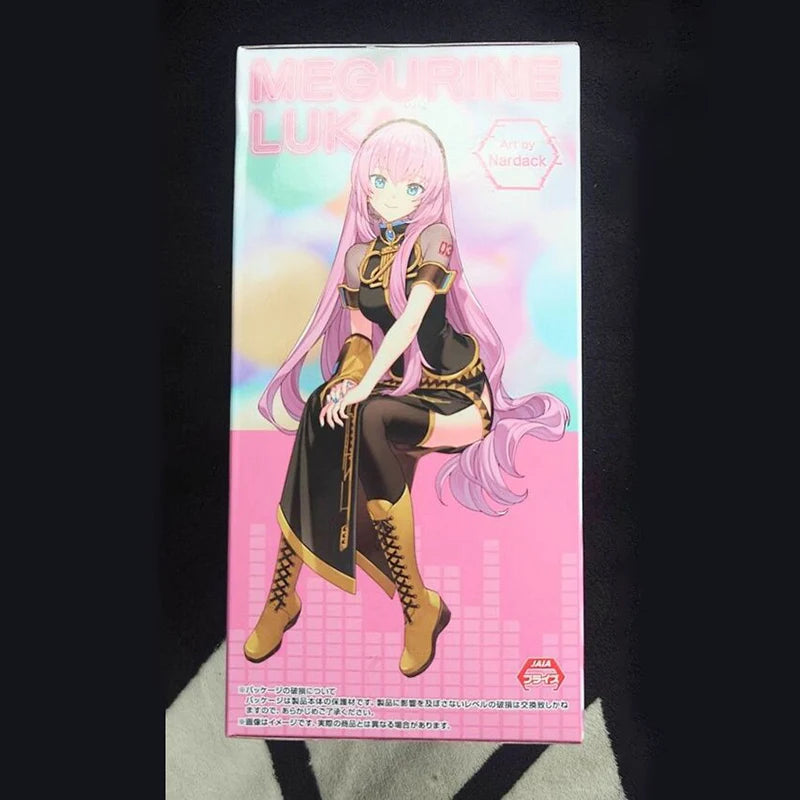 In Stock FuRyu Hatsune Miku Series Noodle Stopper -Megurine Luka- PVC 15CM Anime Action Figures Model Collection Toy