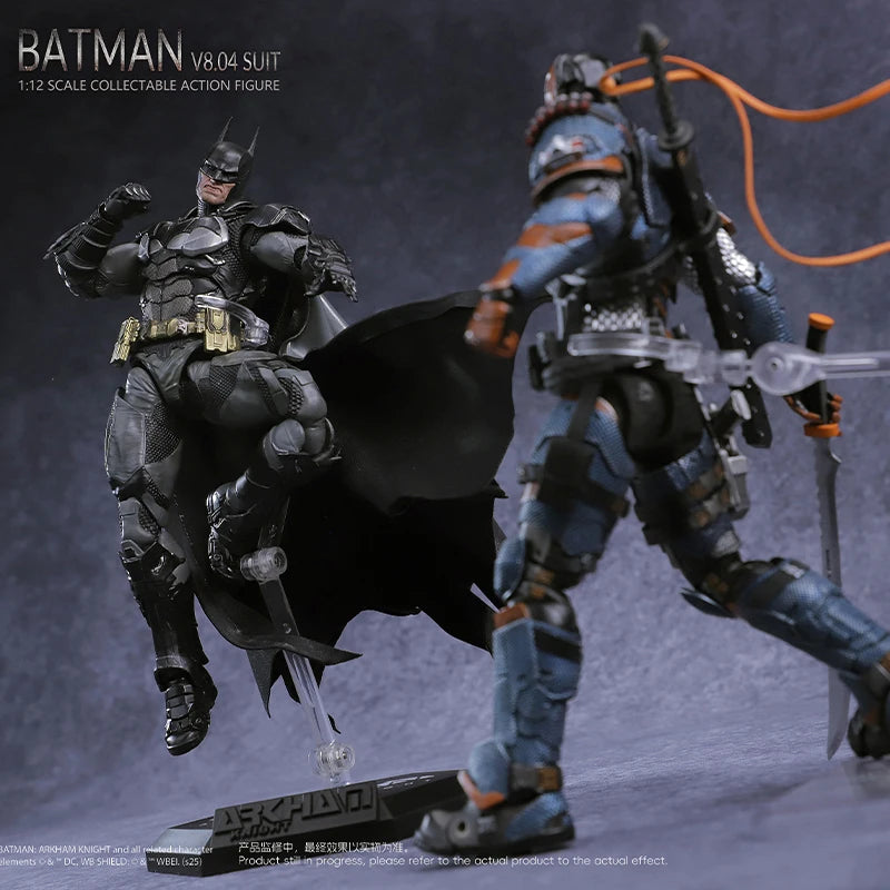 New Batman Arkham Knight Action Figure LPZZ 1/12 Scale Male Soldier Warrior Edition Batman Full Set 6-inches Model Boys Gifts