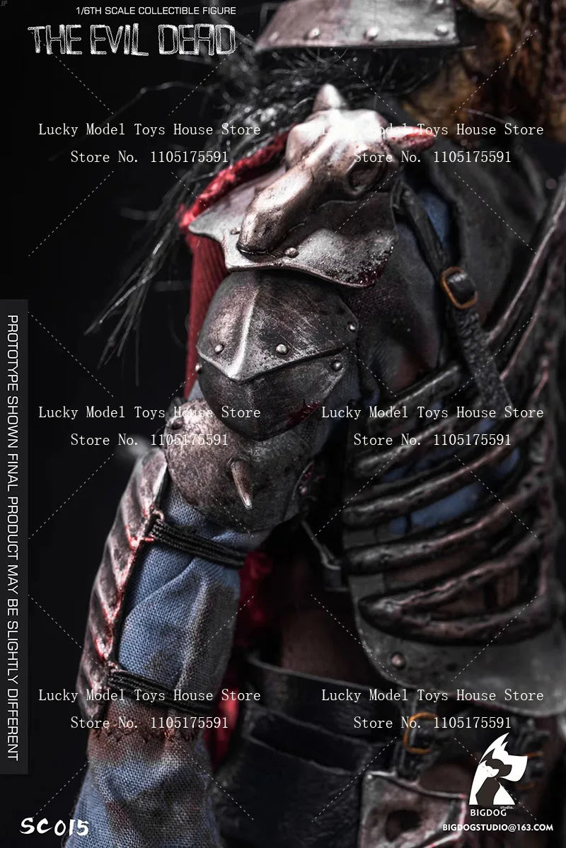 BIGDOG STUDIO SC015 Double Action Figures Version 1/6 The Evil Dead Blood Version 12inch Full Set Soldier Model Doll Collection