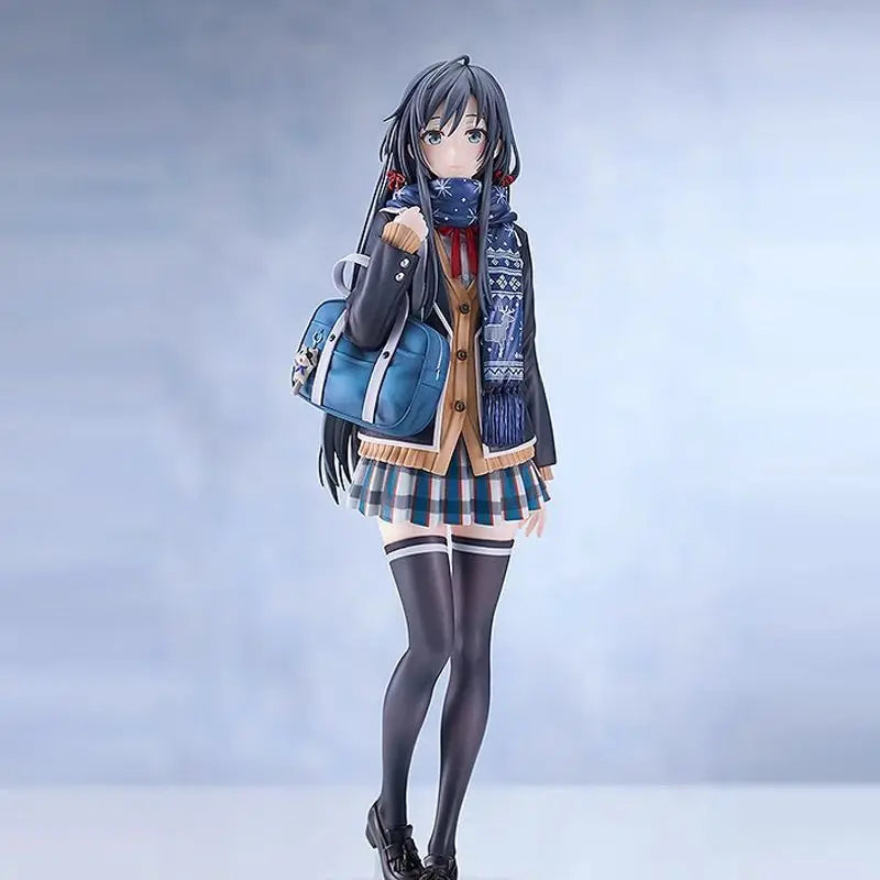 26cm My Teen Romantic Comedy Snafu Yukinoshita Yukino School Uniform Anime Figure Model Statue Collection Decoration Ornament
