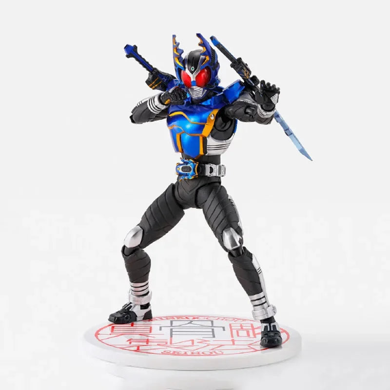 Original Bandai S.H.Figuarts MASKED RIDER GATACK/KABUTO RIDER FORM SHINKOCCHOU SHIHOU 10th Anniversary Ver Action Figure Model