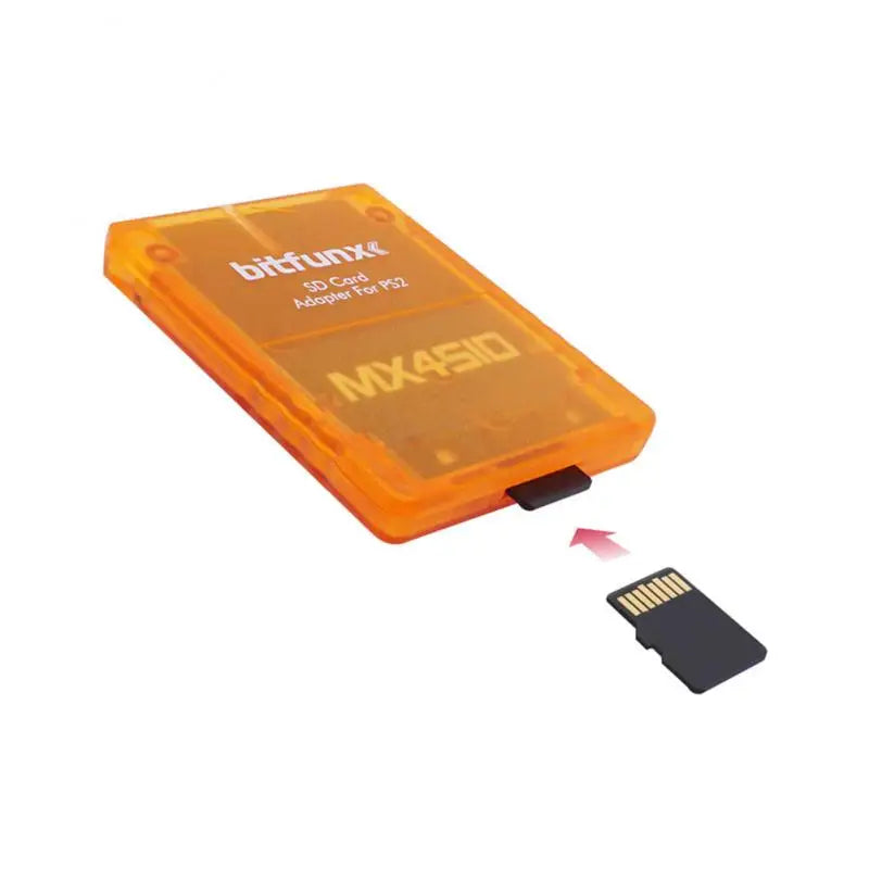 Multifunctional Memory Card Adapter for PS2 MX4SIO SIO2SD Portable Card Reader for PS2 Game Consoles + 32MB 64MB FMCB Card