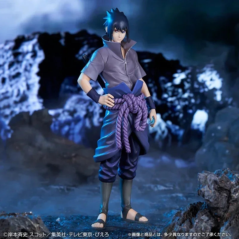 20 см Bandai Naruto аниме фигура Shippuden Uchiha Sasuke Hatake Kakashi Namikaze Minato Колекция фигурки Модели Играчки Подаръци
