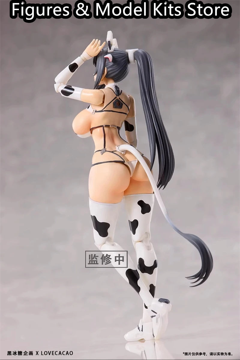 【Pre-Sale】 Black Candy Project Milky White Milk Cow Girl 1/12 Action Model Collectible Figure Toys