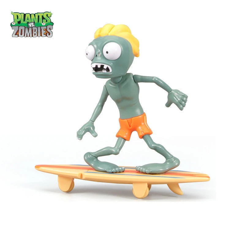 Anime Figures Plants vs. Zombies Toys Giant Zombie Surfing Zombies Crazy Dave Game Model PVZ Dolls for Children Christmas Gifts