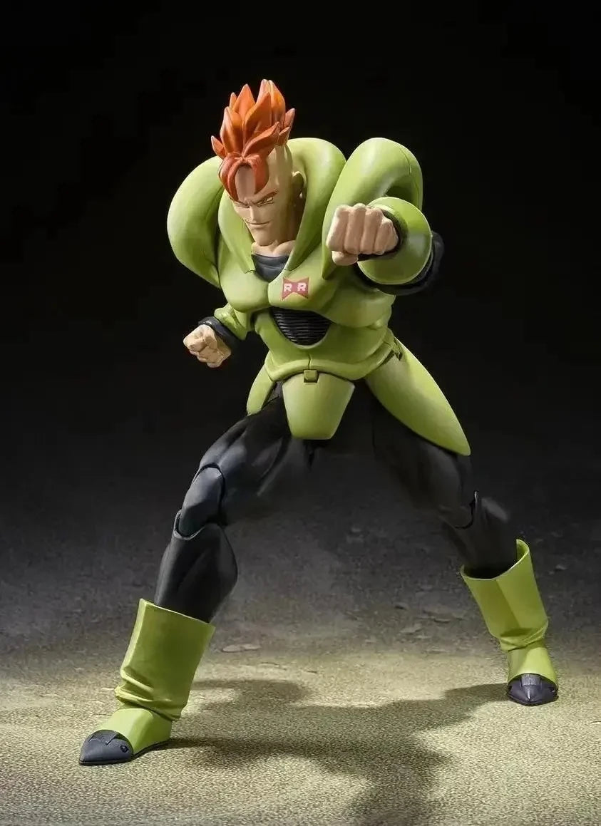 In stock  Bandai Sh Figuarts SHF SDCC Android 16 Exclusive Action Characters Anime Model Toys