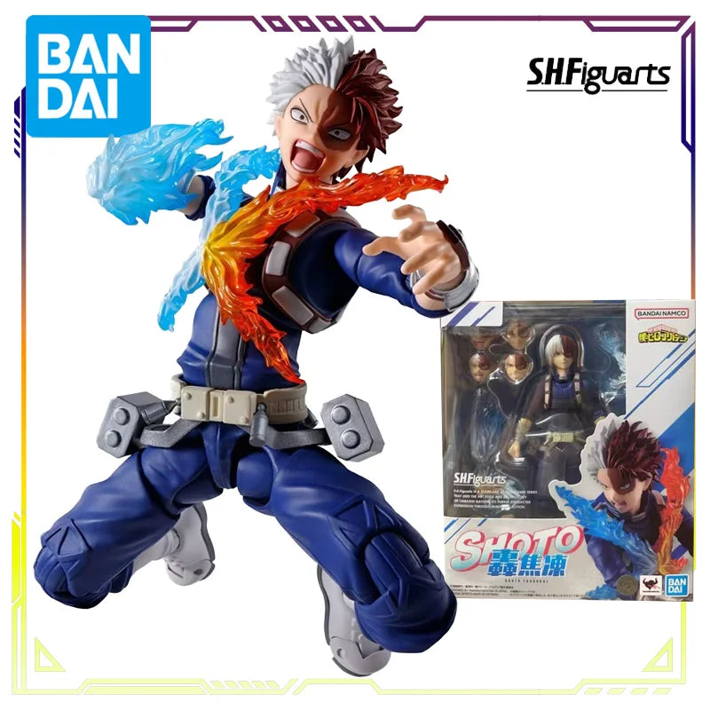 BANDAI Original S.H.Figuarts My Hero Academia Series Izuku Midoriya Deku Collectible Movable Action Figure Model Toys