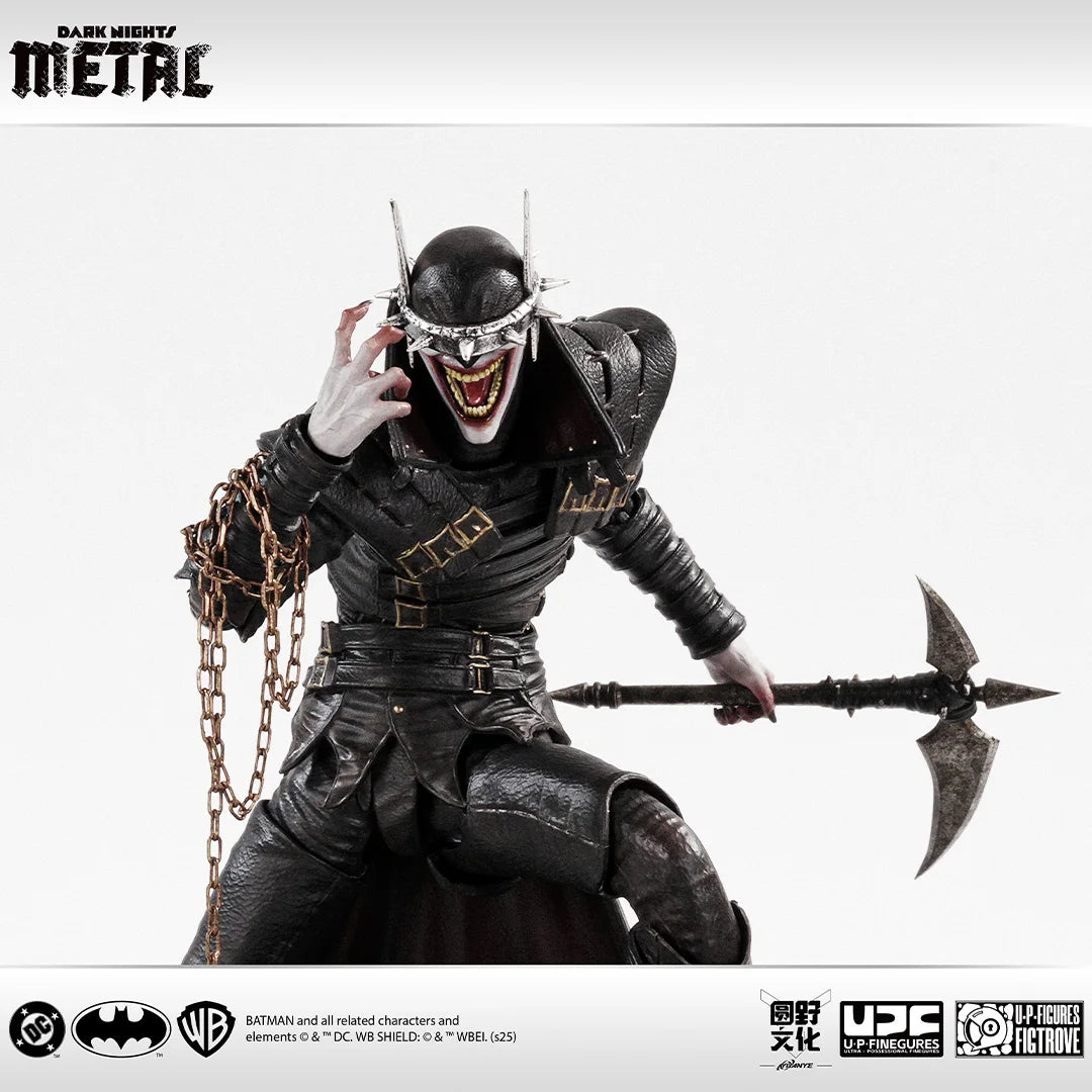 U-P-Finegures Batman Dark Nights: Metal The Batman Who Laughs DCC Model Action Figure Trendy Toys Desktop Doll Collectibles