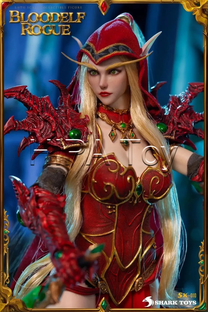 【In stock】HIPA Store SHARK TOYS SK-010 Blood Elf Rogue 1/6 Scale Articulated Female Action Figure Collectible Model Toy Gift