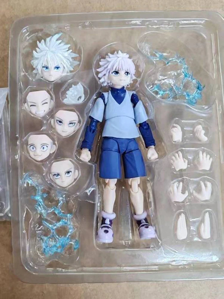 New Ko Shf Hunter Handheld Xiaojie Qiben Box Set Anime Peripheral Model Doll Car Desktop Decoration Ornament Festival Gifts Toys
