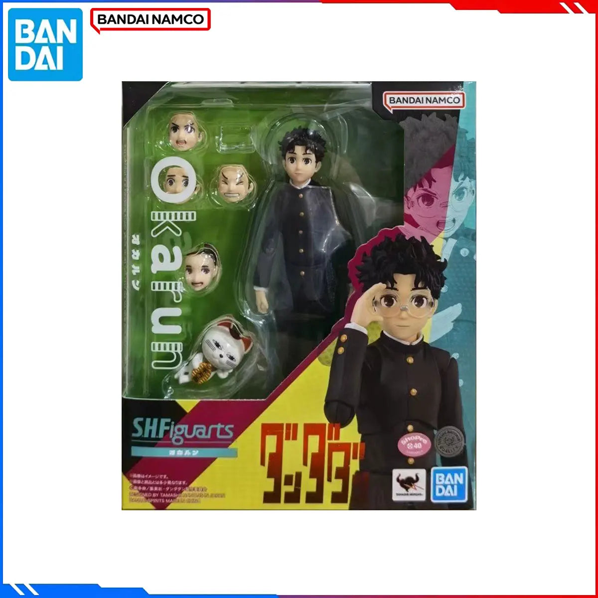 Genuine Bandai Original DAN DA DAN Figure Model Kits SHF Anime Figures Okarun Transformed Momoha Ayase Starlet  Action Model Toy