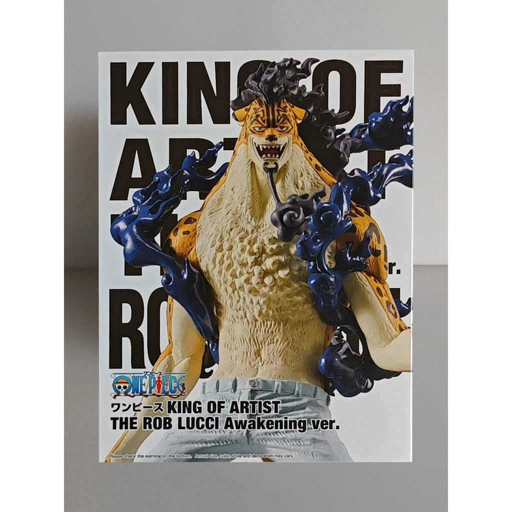 Genuine Official Anime Figures Banpresto King of Artist One Piece Rob Lucci Figuras Anime Boxed Model Special Offer Discount