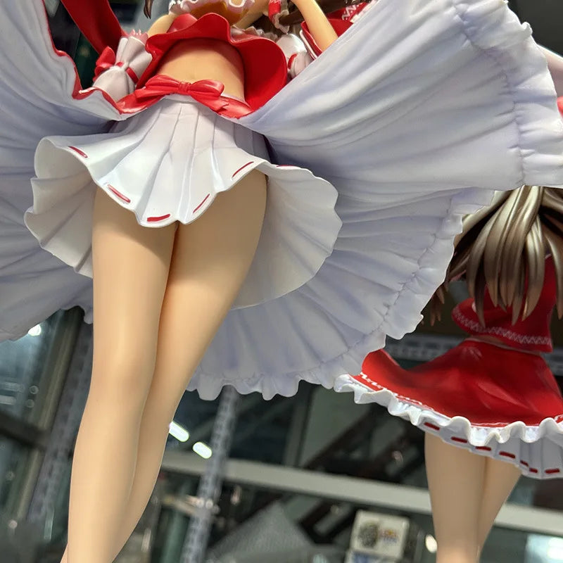 XH AY Studio Touhou Project Hakurei Reimu 1/4 Scale Standing Pose Figure, 41cm Jumbo Shrine Maiden Model PVC Statue Collectible