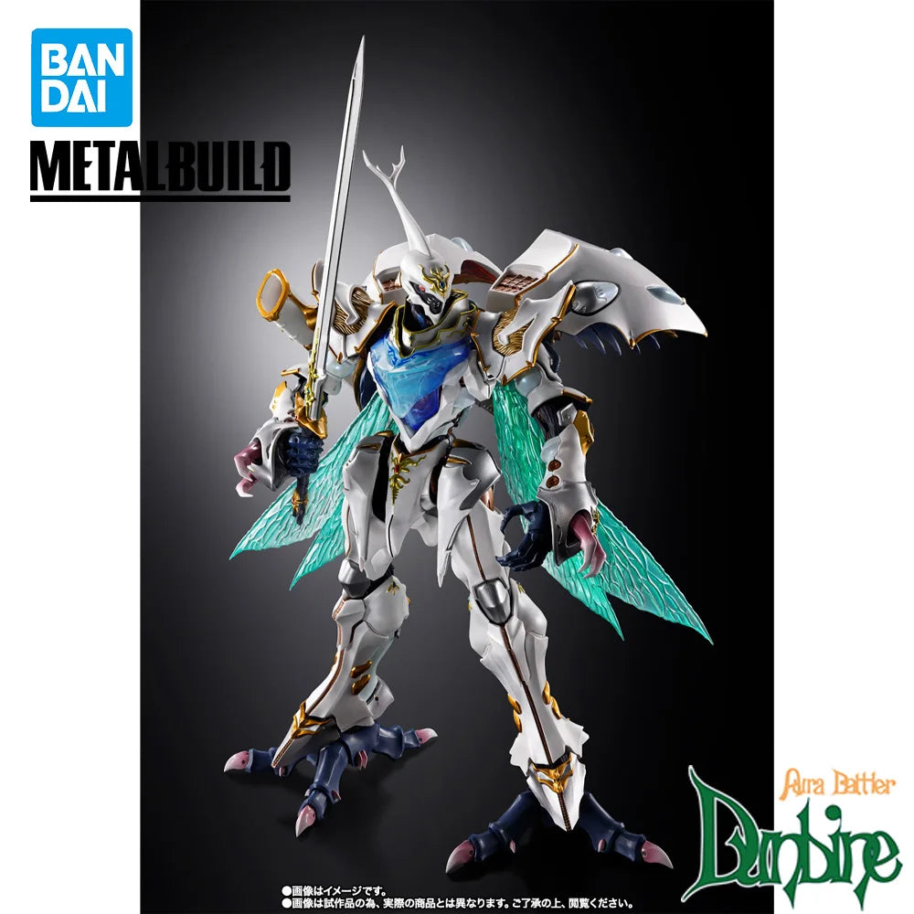 In Stock Genuine BANDAI METAL BUILD Dragon Scale Sirbine White Hallows Figure Anime Aura Battler Dunbine Action Model Toy