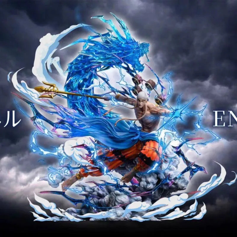 IN STOCK JT Studio Toys One Piece Anime Fiugres Enel Figure 35cm Glow Model Ornament EVIL Enel Collection Birthday Custom Gifts