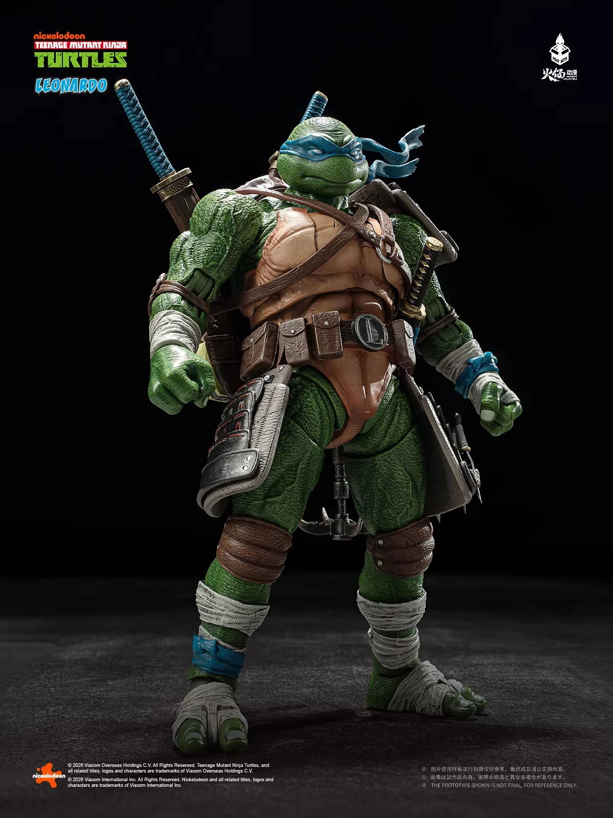 HEATBOYS Ninja Turtles Action Figure TMNT Leonardo Anime Figurine Joint Movable Model Collection Desktop Ornament Toys Kids Gift