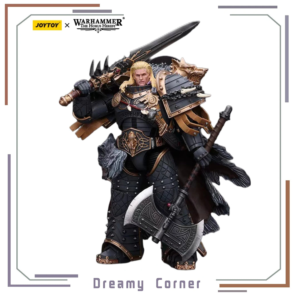 【In Stock】JOYTOY Warhammer 40K Space Wolves Leman Russ Primarch of The Vlth Legion 1/18 Action Figure