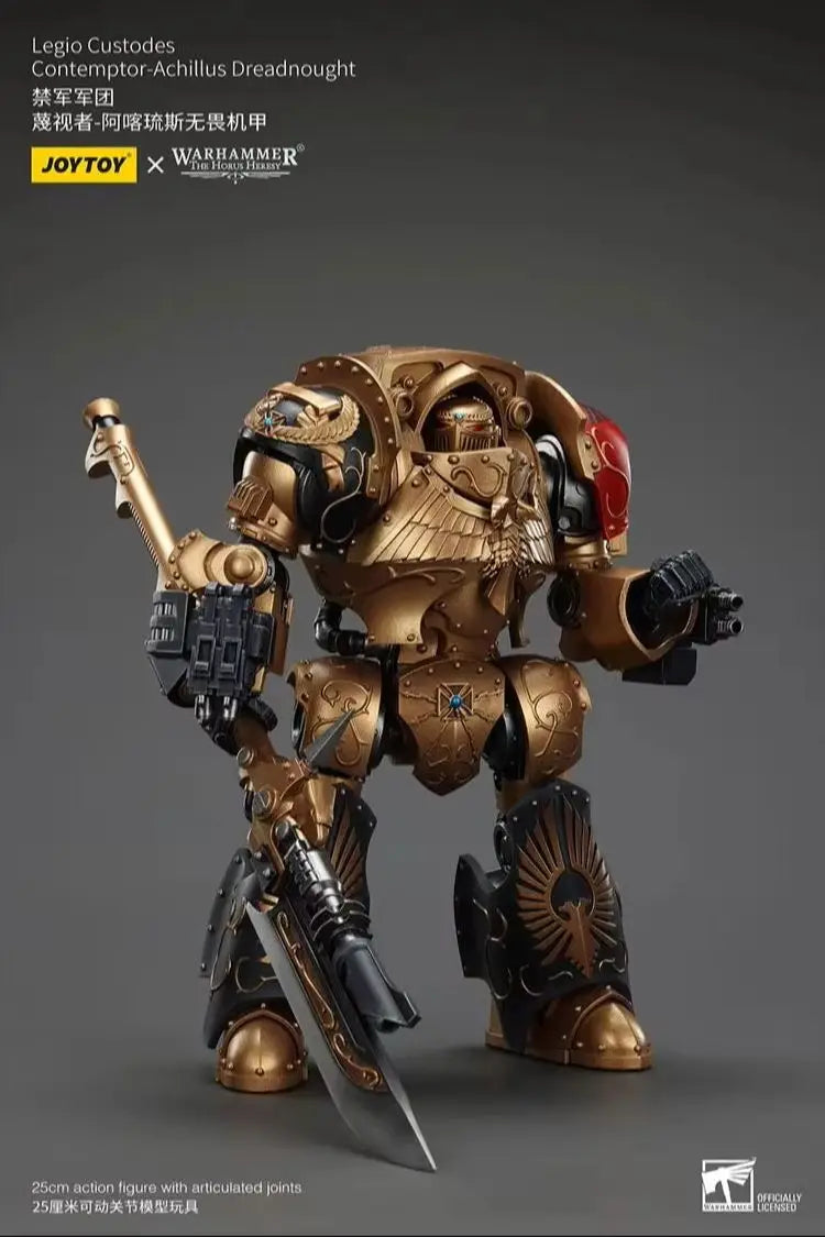 JOYTOY Warhammer "The Horus Heresy" Legio Custodes Contemptor-Achillus Dreadnought Action Figures Decoration Original Collection