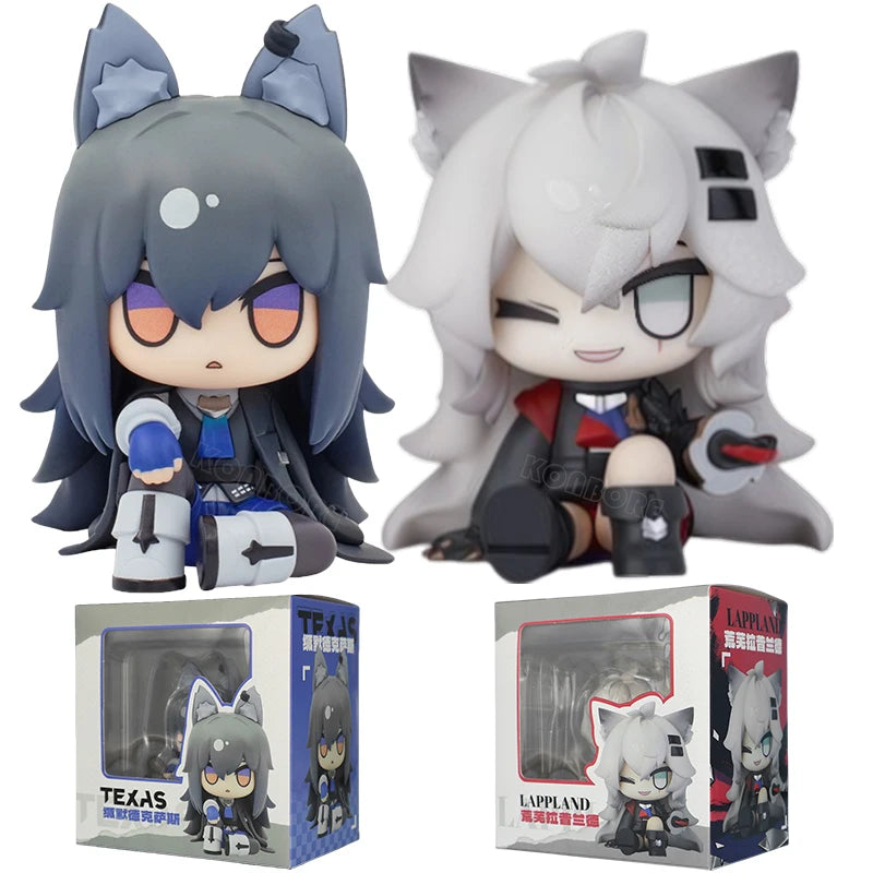 20cm Arknights Halloween Suzuran Anime Figure Amiya/Rosmontis Action Figure Lappland/Texas/Vulpisfoglia Figurine Model Doll Toys