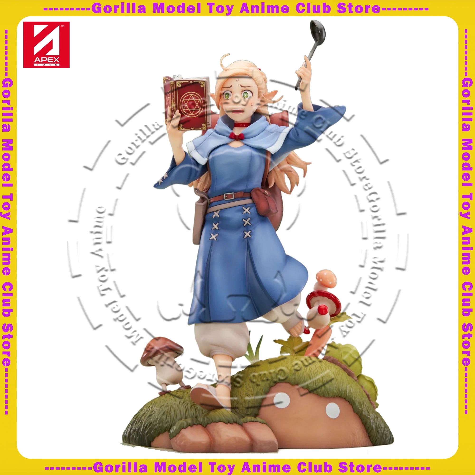 In Stock Original Genuine APEX-TOYS Marsilla Statue Delicious in Dungeon Anime Collectible Figure Japanese Model Gift 273mm
