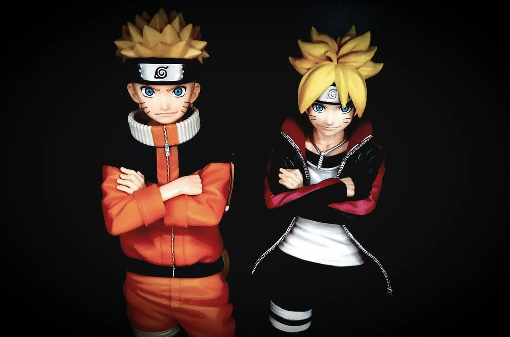 24cm Anime figure NARUTO BORUTO THE MOVIE Figure Uzumaki Boruto Action Figure Standing PVC Collection Model Toy Model Dolls