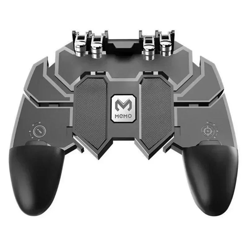 MEMO Mobile Phone 6 Fingers Gamepad Joystick Controller AK66 for PUBG Aim Shoot Game Trigger Handle for IPhone Android Universal