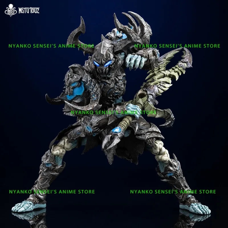 Mety Toyz Death Knight Frostbone Saranoar 1/10 Scale 17cm Action Figure Anime Models Toy Doll Gift Hobby Collectible
