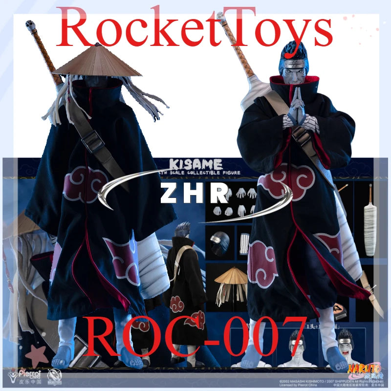 In Stock RocketToys ROC-007 Naruto Shizuo Kisame 1/6 Animation Model Action Figure Toy Collection Gift