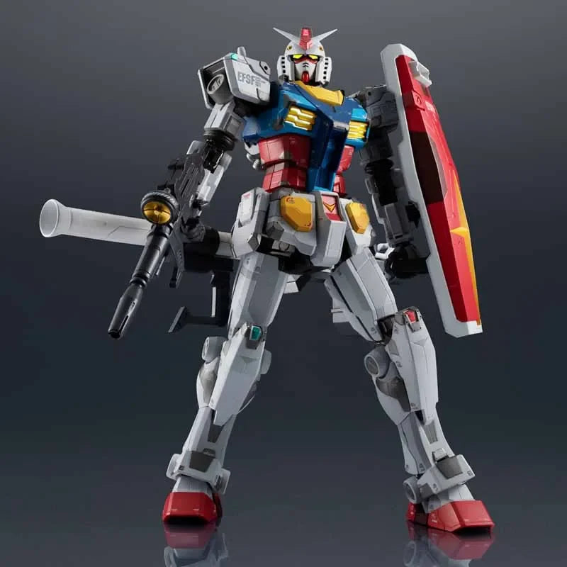 Bandai Original Model Kit  Superalloy CHOGOKIN RX-78F00 GUNDAM Anime Action Figure Model Toy Robot Gift for Boys 200mm